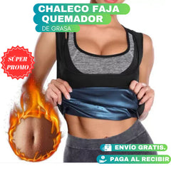 BodyVibe® - Chaleco Faja Quemador de Grasa para Mujer