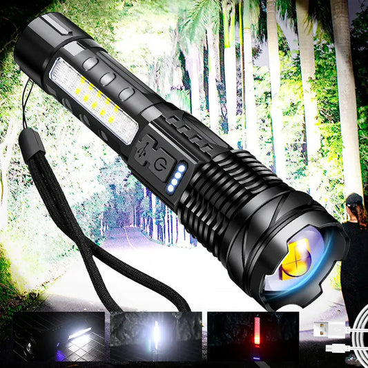 Linterna TITANIUM PRO ¡Alumbra como si fuera de día!...